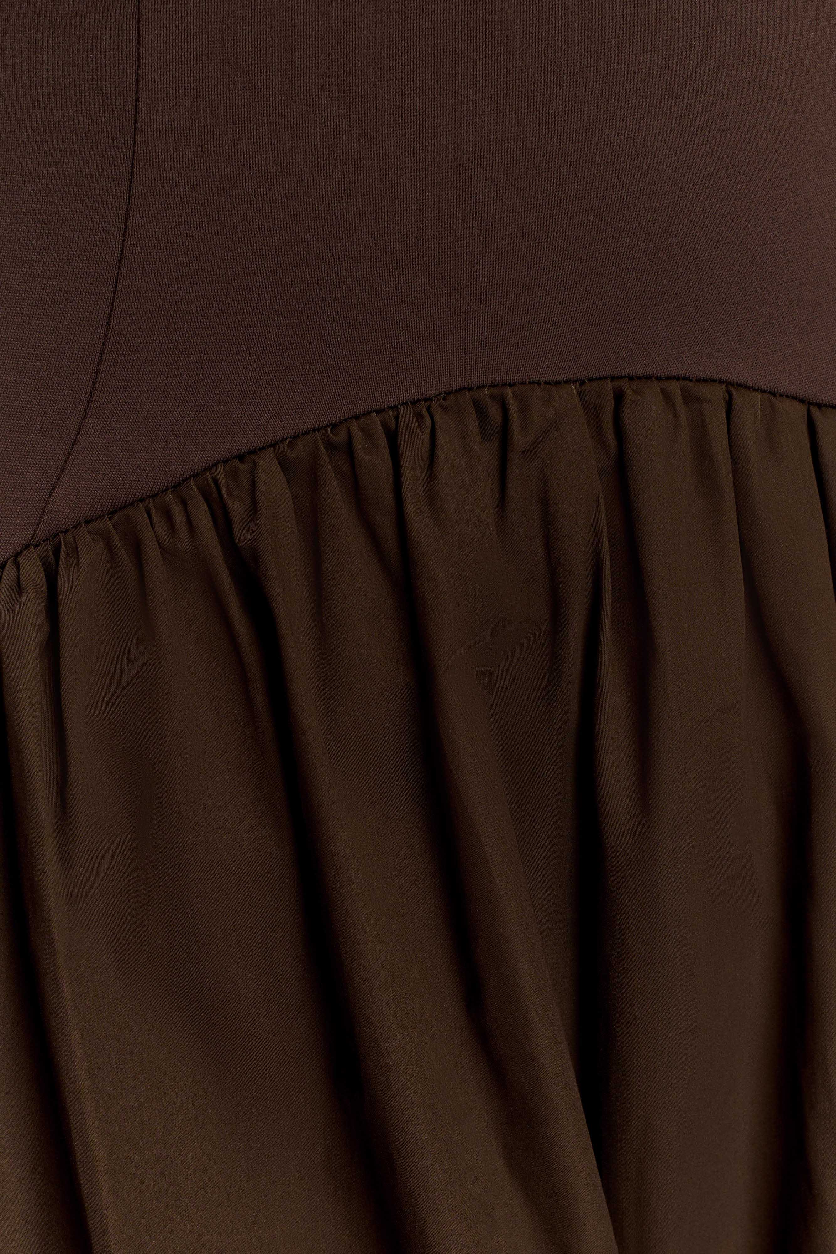 Acacia Contrast Sleeveless Maxi Dress - Chocolate - Image 5