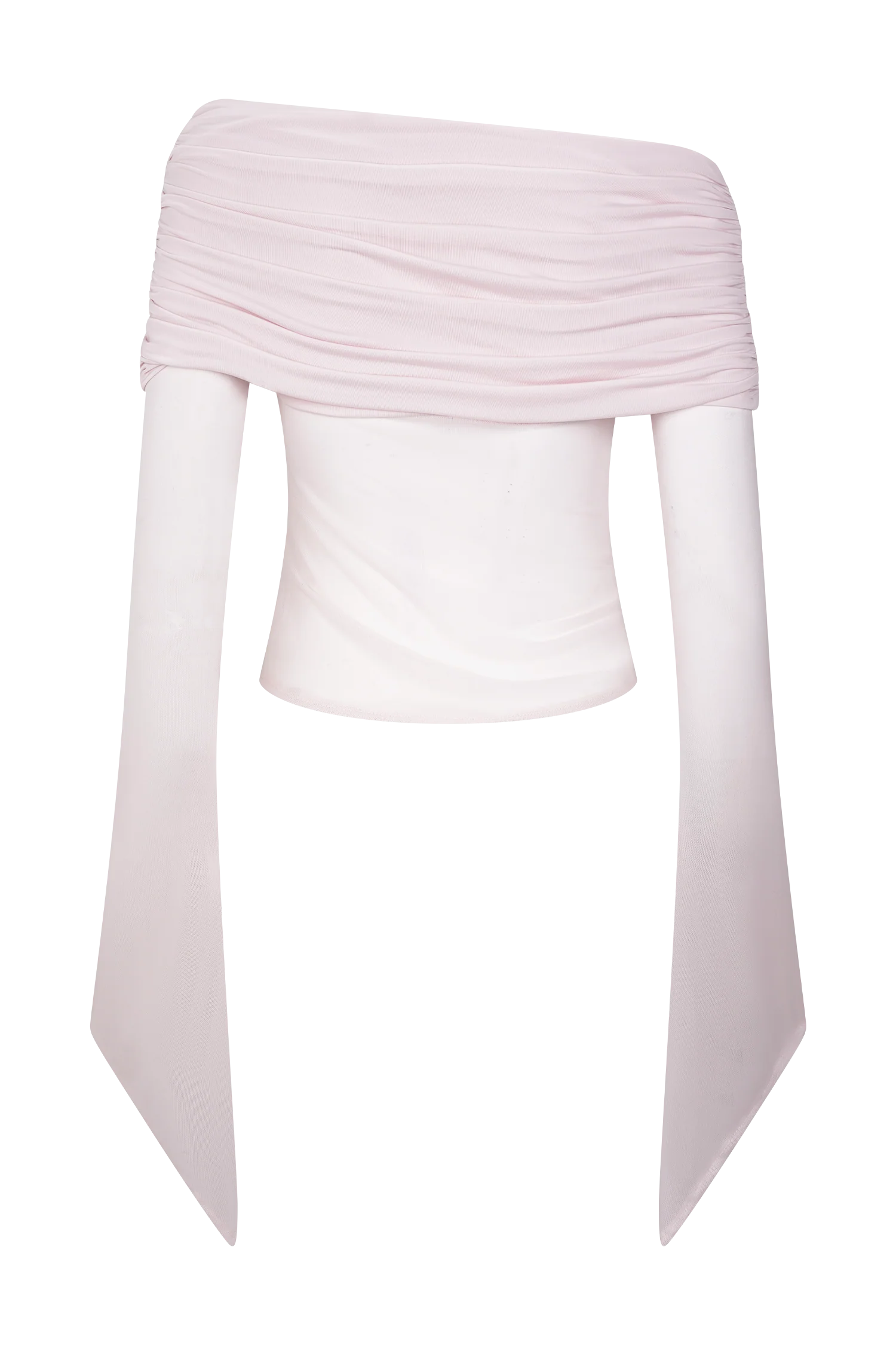 Dahlia One Shoulder Top - Pale Pink - Image 8