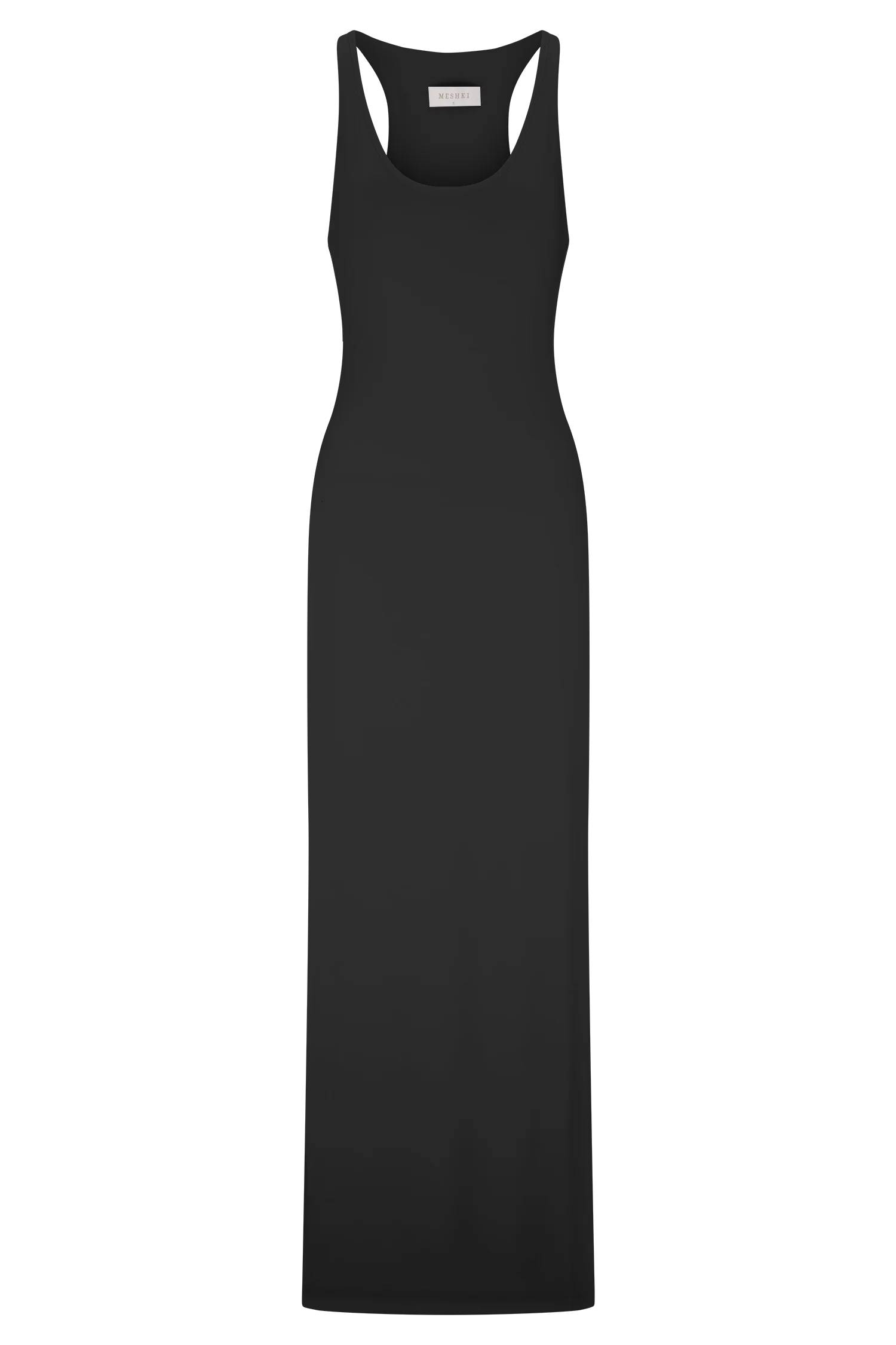Ellerie Longline Racerback Top - Black - Image 9