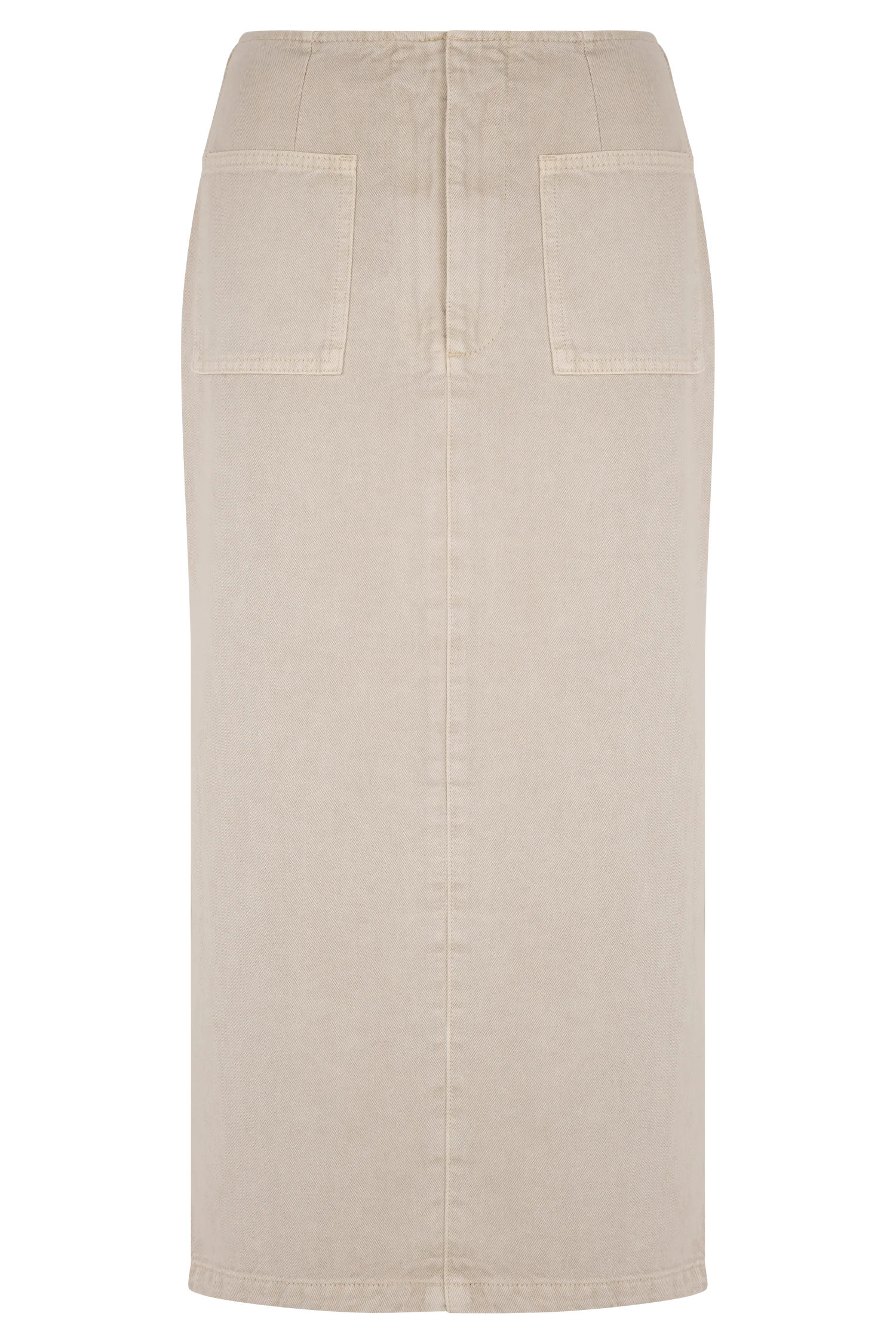 Fallon Denim Midi Skirt - Stone Wash - Image 7