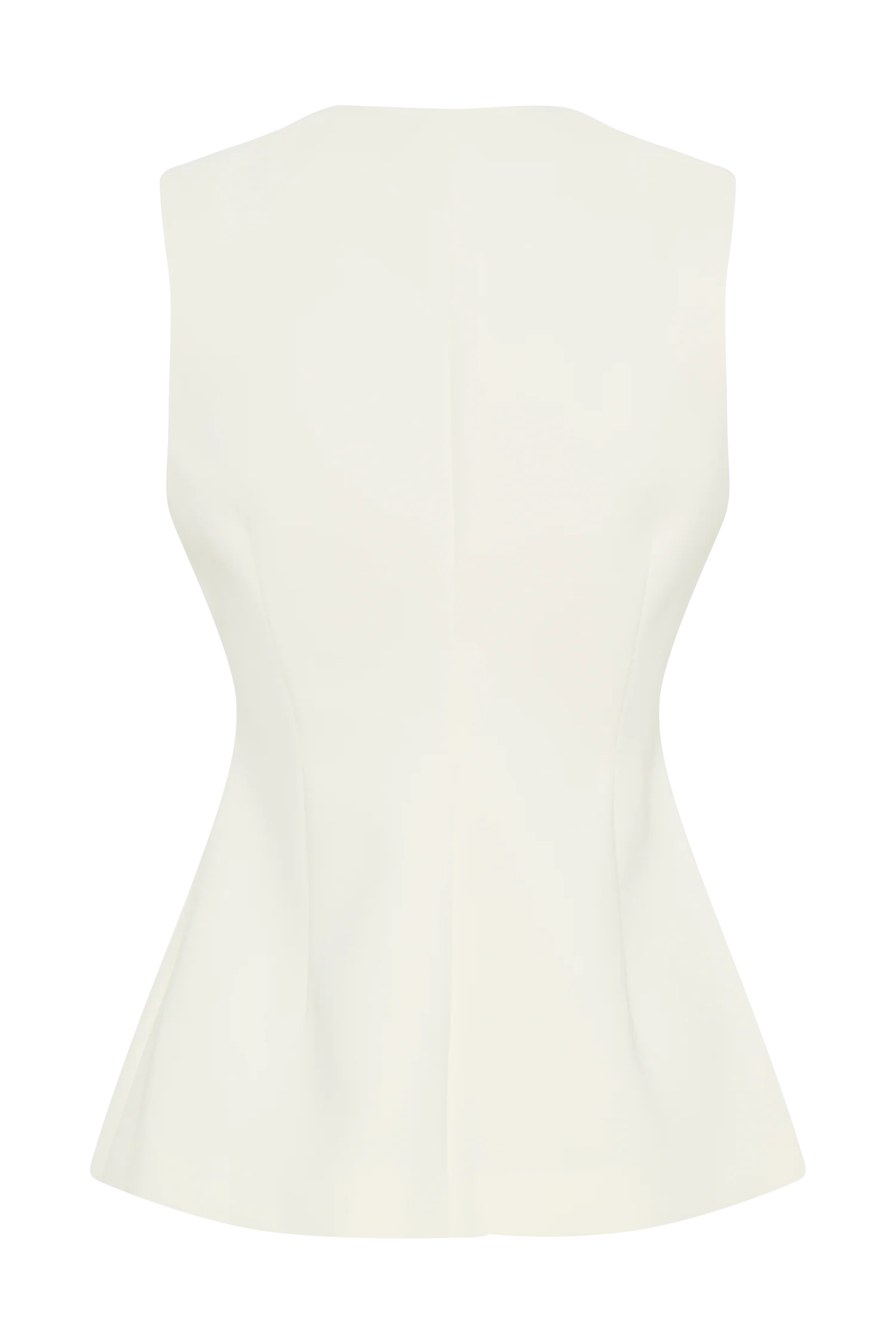 Katelyn Short Sleeve Suiting Top - Ivory - Image 9
