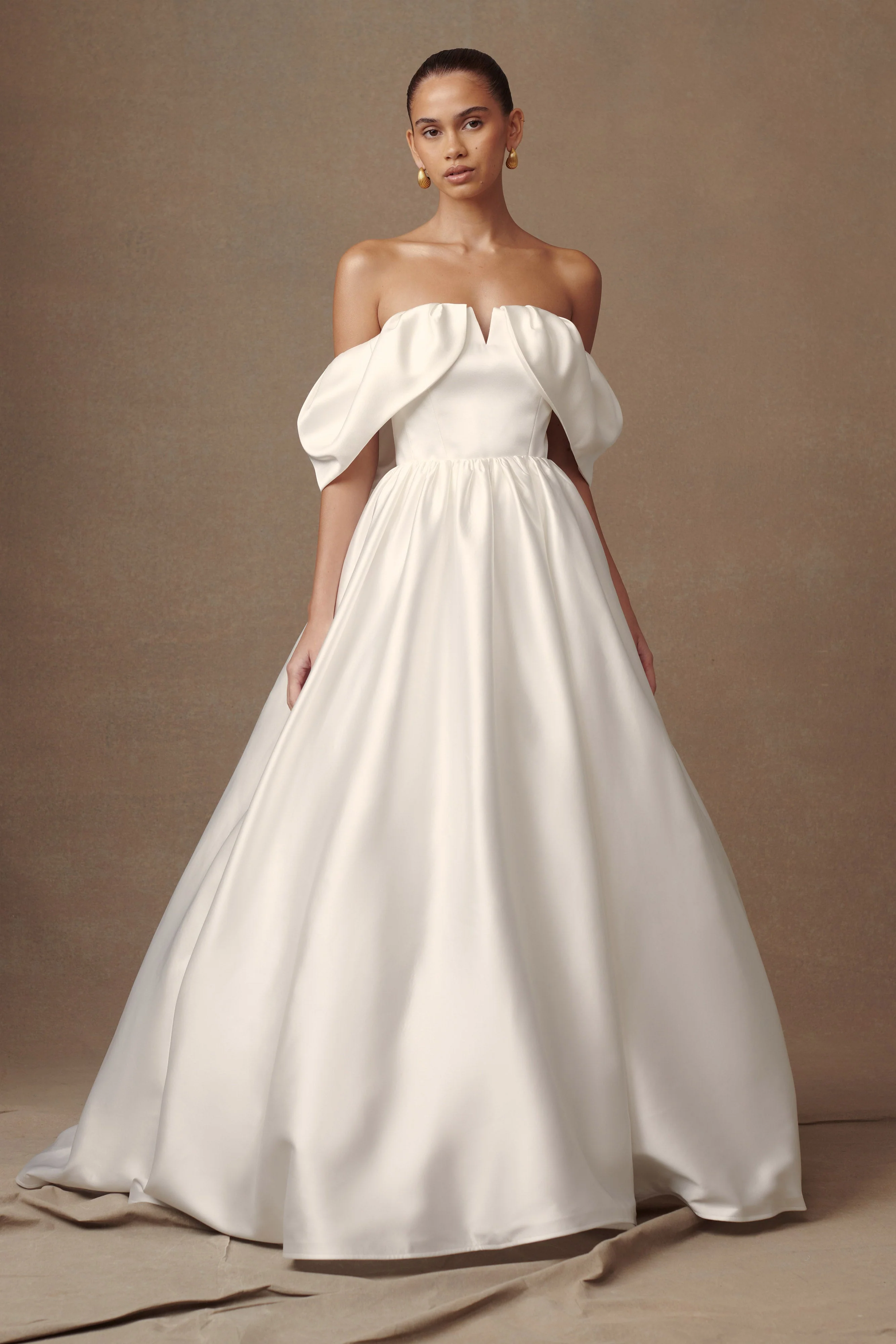 Kelsey Satin Maxi Skirt - White - Image 7