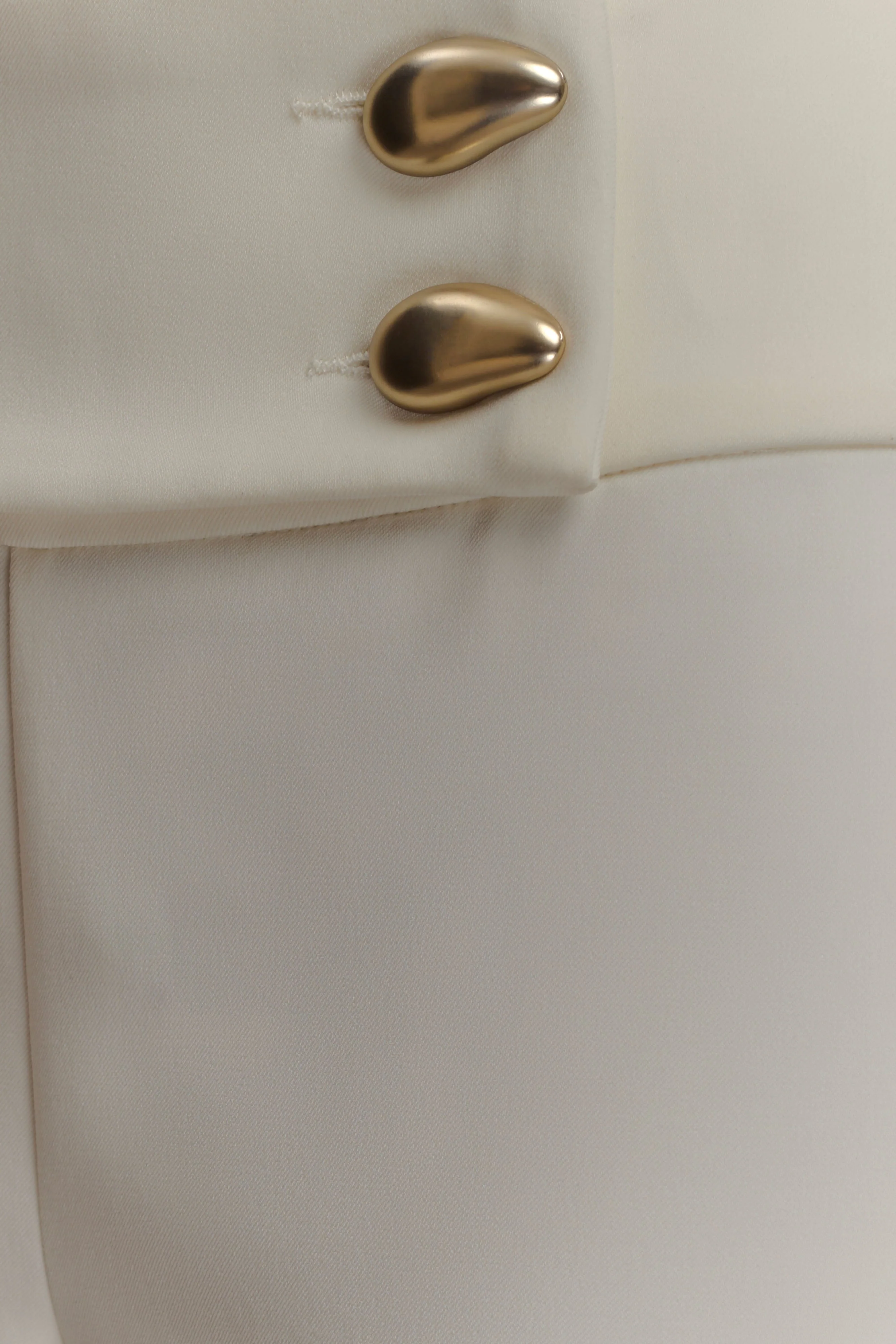Lindie Straight Leg Suiting Pants - Ivory - Image 8