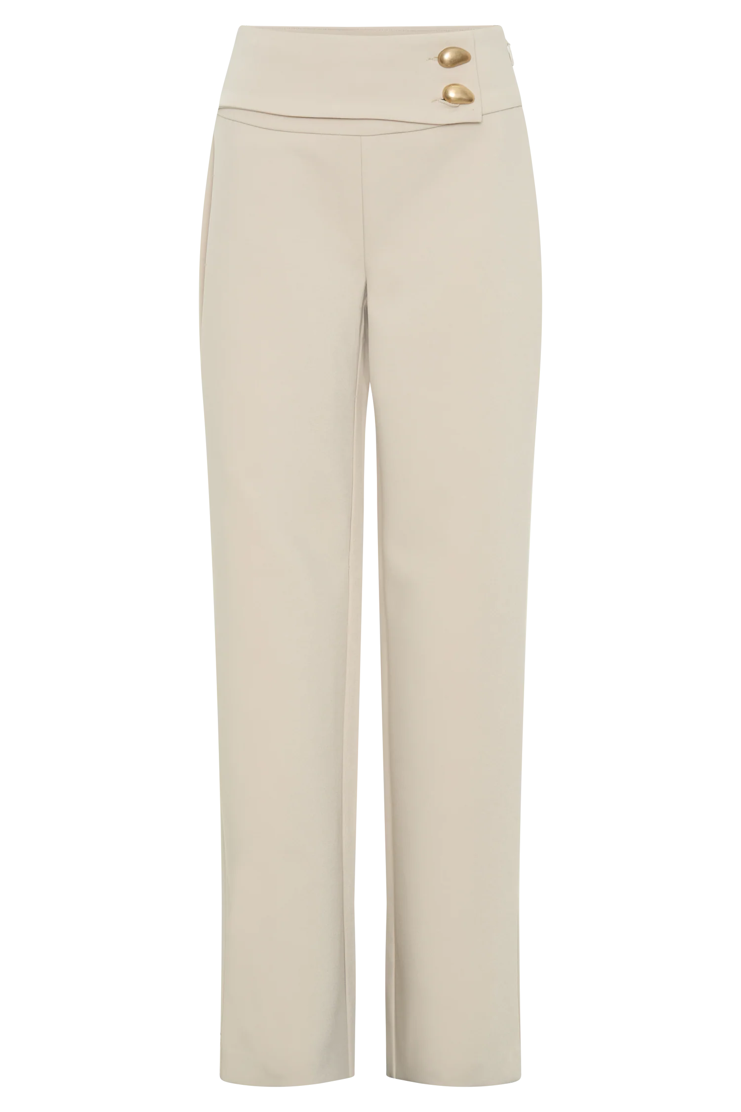 Lindie Straight Leg Suiting Pants - Sand - Image 11