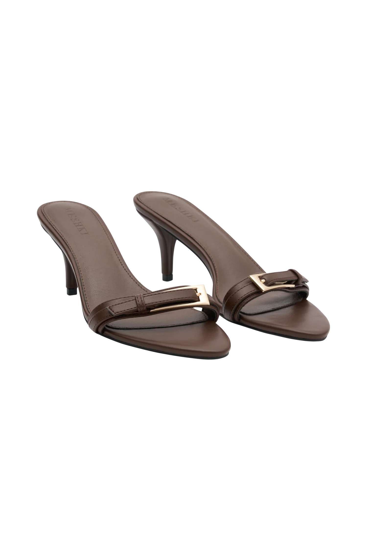Marieanne Buckle High Heel - Chocolate - Image 9