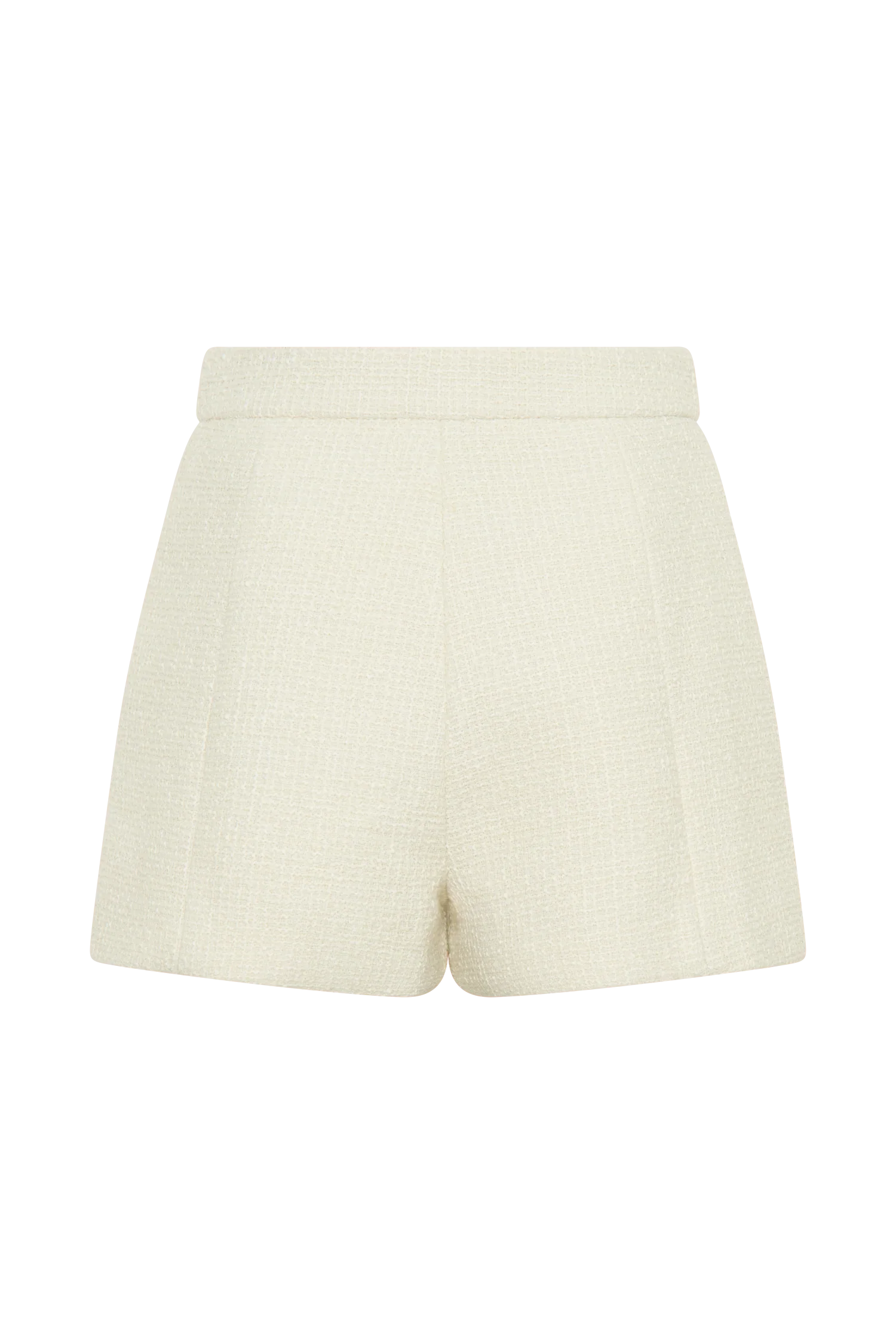 Parker Boucle Shorts - Ivory - Image 9
