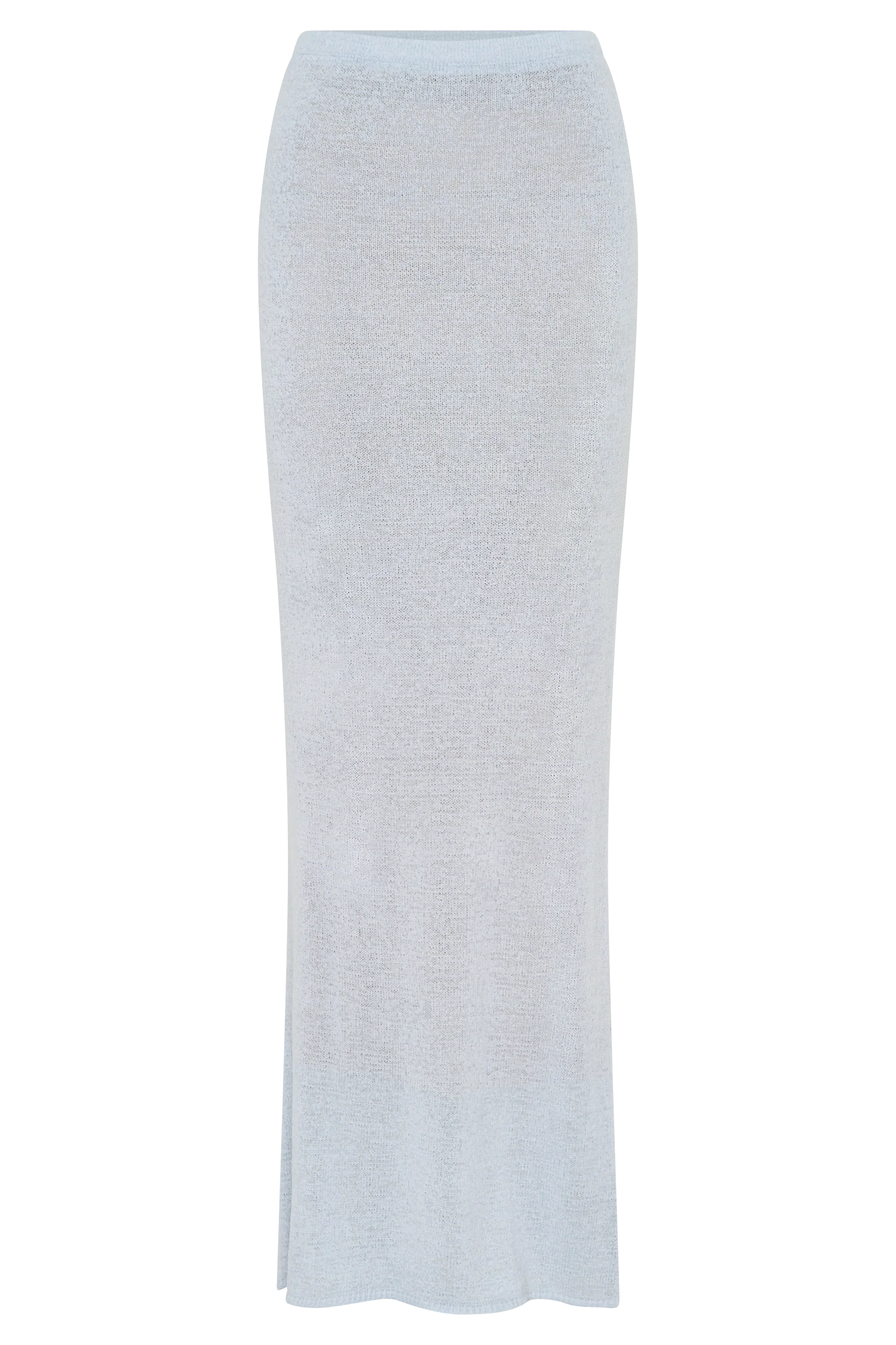 Phoebe Knit Maxi Skirt - Ice Blue - Image 9