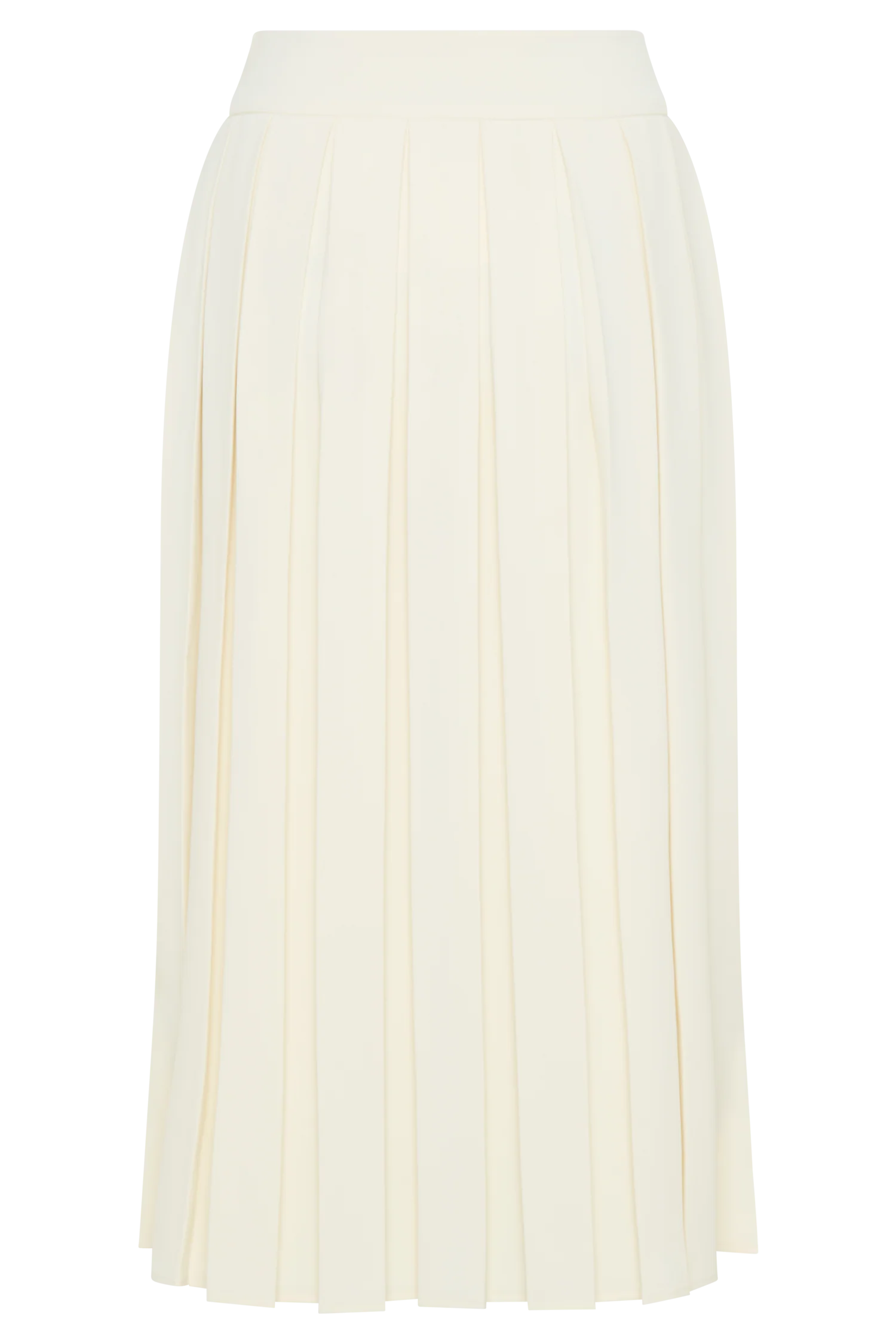 Sunny Pleated Midi Skirt - Ivory - Image 7